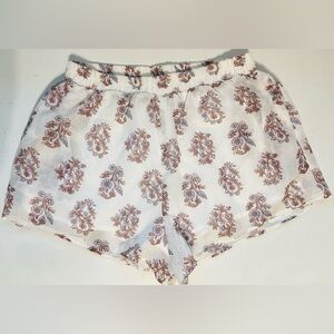 NWOT Lucca Couture Boho Printed High Waist Soft Flowy Lined Shorts size Medium